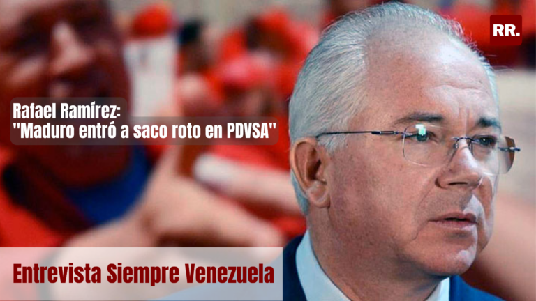 Rafael Ramírez: «Maduro entró a saco roto en PDVSA»