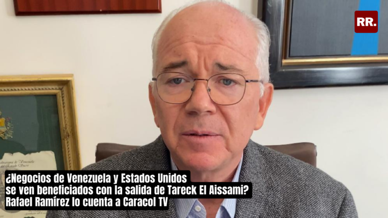 Entrevista Rafael Ramírez | ¿Negocios de Venezuela y Estados Unidos se ven beneficiados con la salida de Tareck El Aissami?